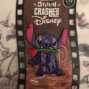 Stitch crashes Disney pin beauty and the beast